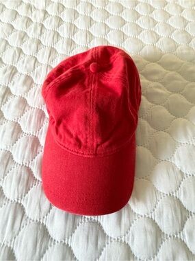 Zara Red Classic Baseball Cap